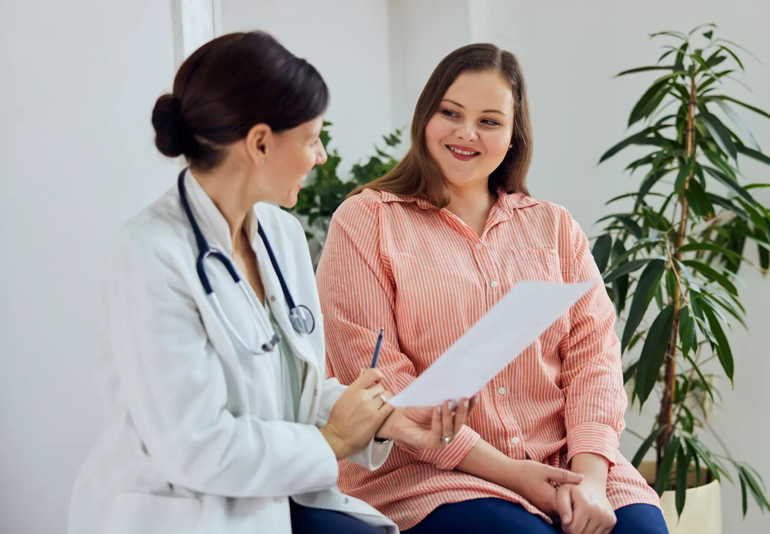 Doctor consulting with patient about Wegovy weight loss treatment at Valley Integrated Wellness Center in Dickson City, PA